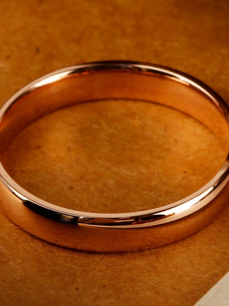 William May Vintage 1930 9ct Rose Gold 4mm Wedding Ring