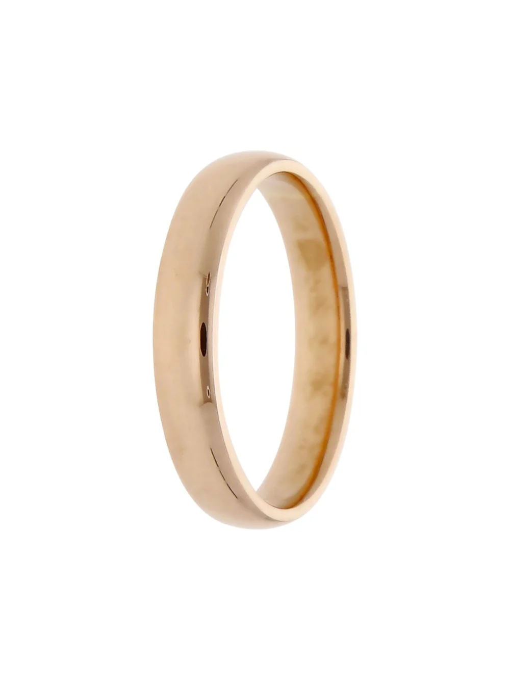 William May Vintage 1930 9ct Rose Gold 4mm Wedding Ring, view 3