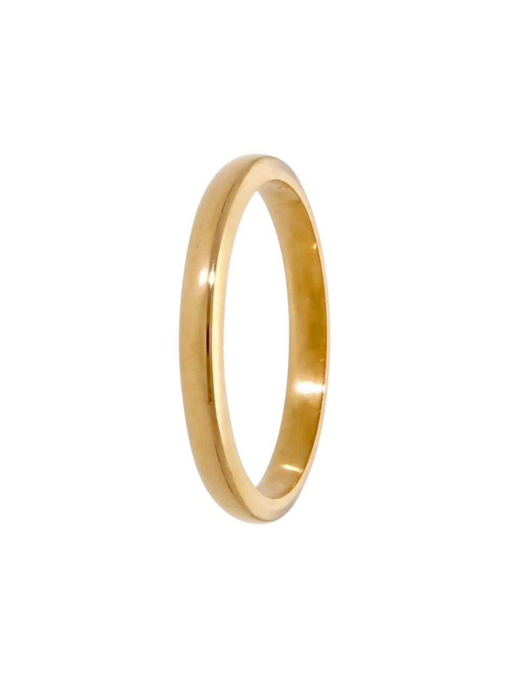 William May Vintage 1939 22ct Gold 2mm Wedding Ring, view 3
