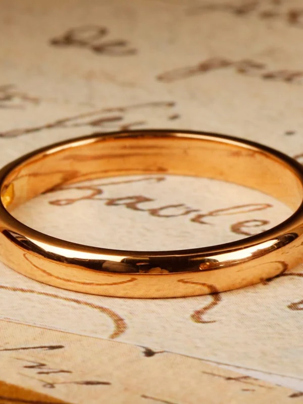William May Vintage 1939 22ct Gold 3mm Wedding Ring