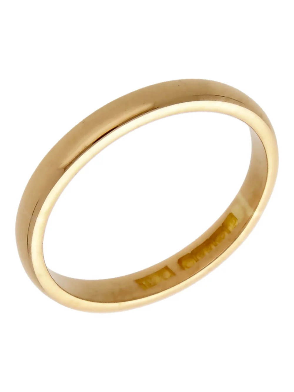 William May Vintage 1939 22ct Gold 3mm Wedding Ring, view 2