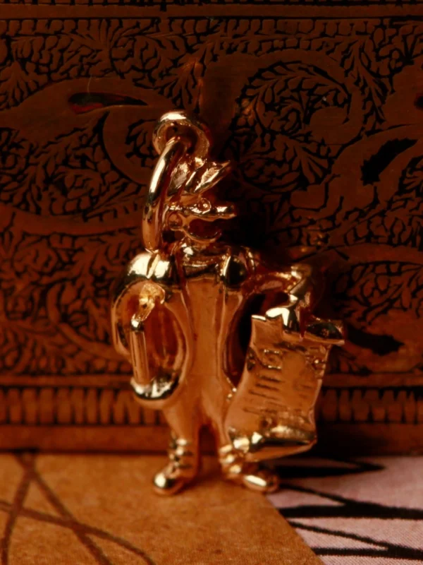 William May Vintage 1957 9ct Yellow Gold Town Crier Charm