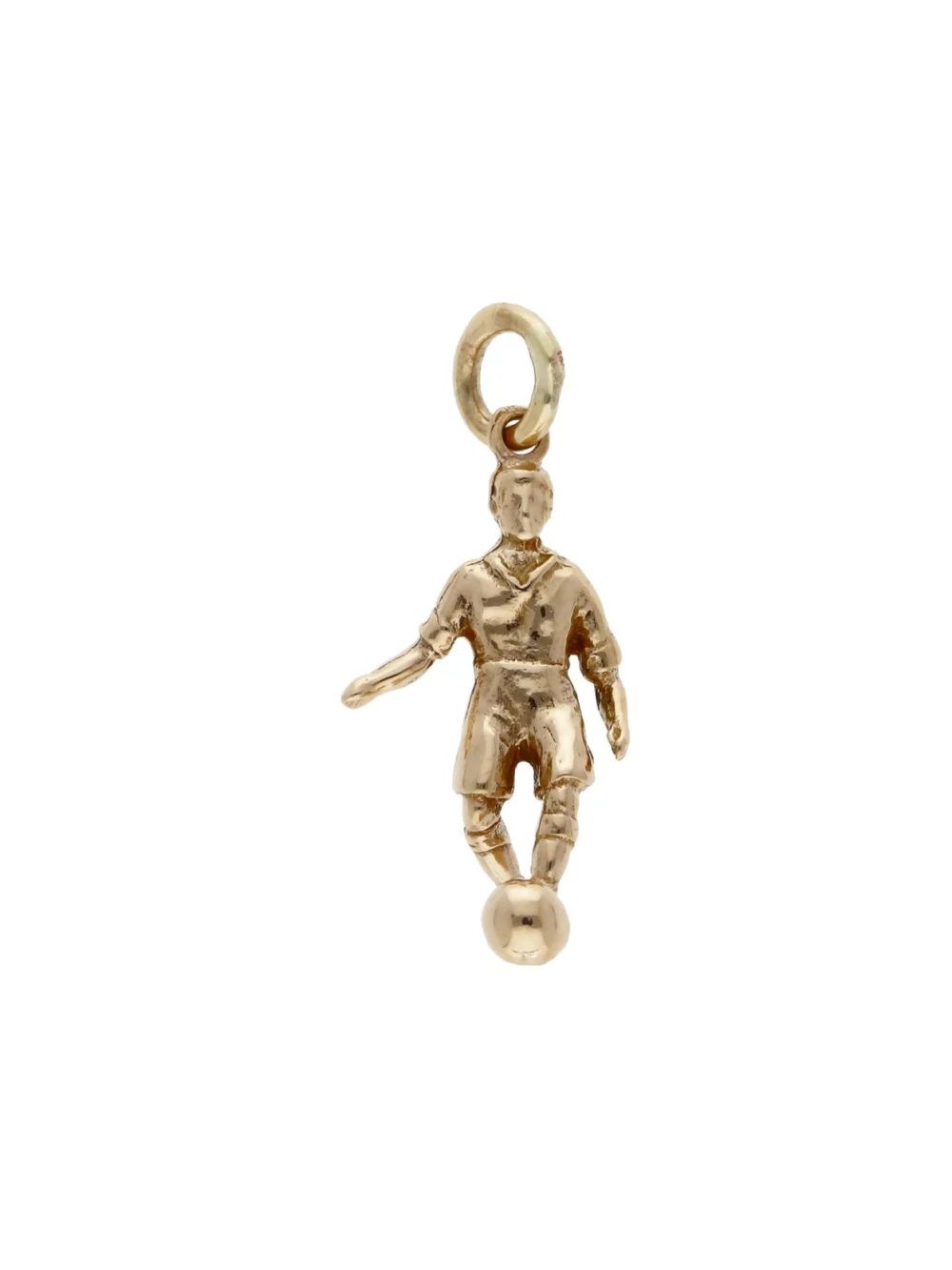 William May Vintage 1958 9ct Yellow Gold Footballer Charm, view 2