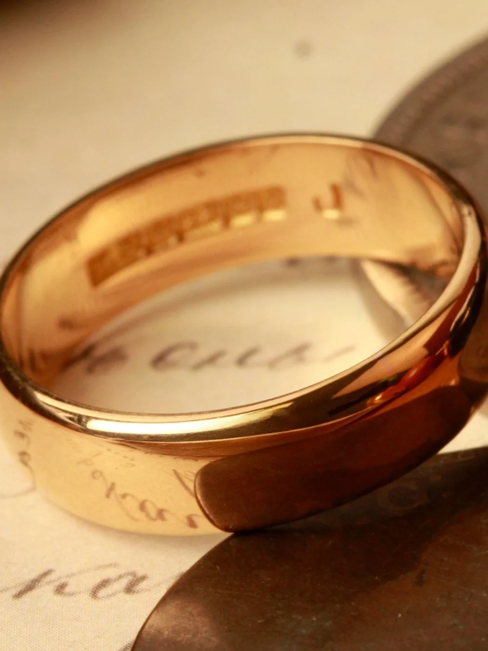 William May Vintage 1960 22ct Gold 5mm Wedding Ring