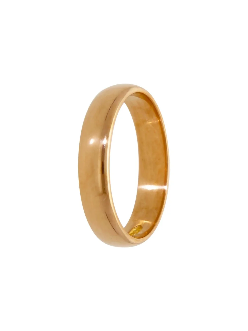 William May Vintage 1963 22ct Gold 4mm Wedding Ring, view 3