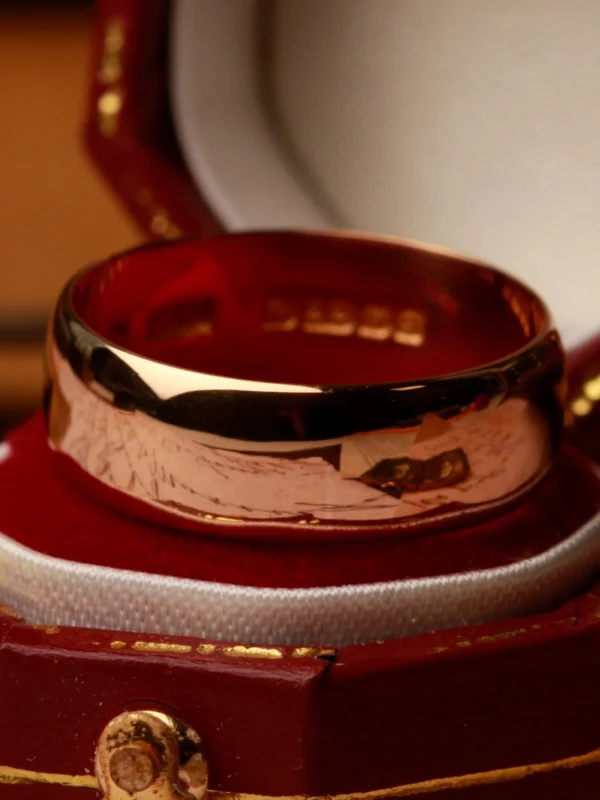 William May Vintage 1963 22ct Gold 6mm Wedding Ring