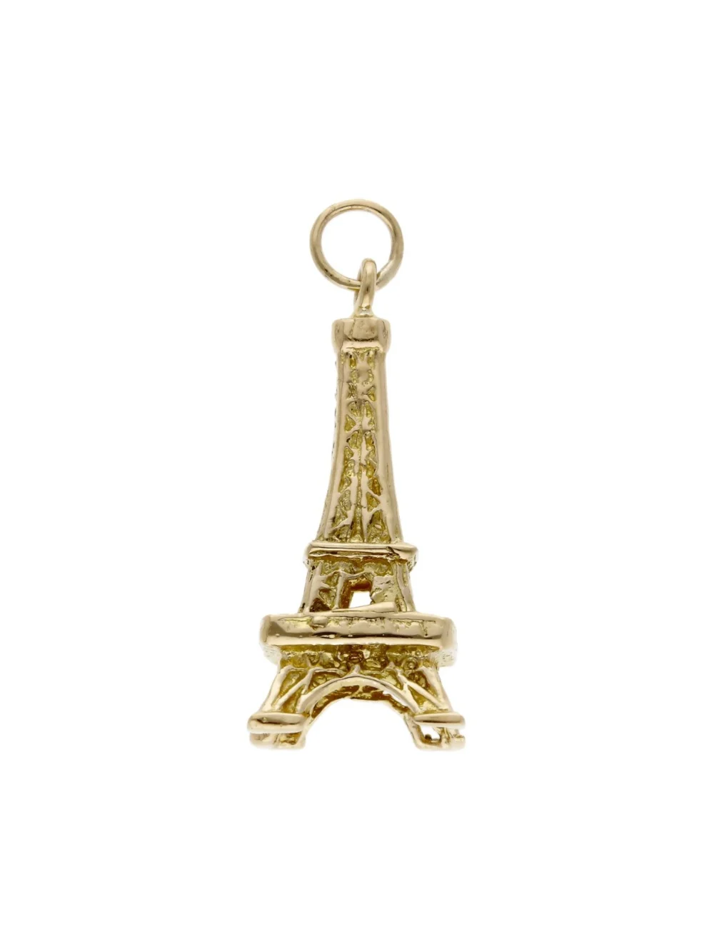 William May Vintage 1965 9ct Yellow Gold Eiffel Tower Charm, view 2