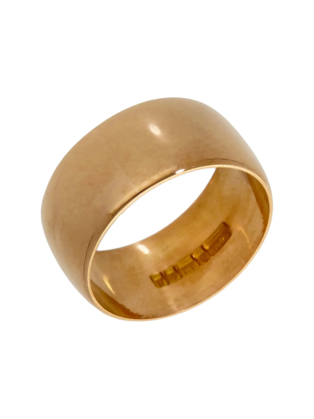 William May Vintage 1966 22ct Gold 8mm Wedding Ring, view 2