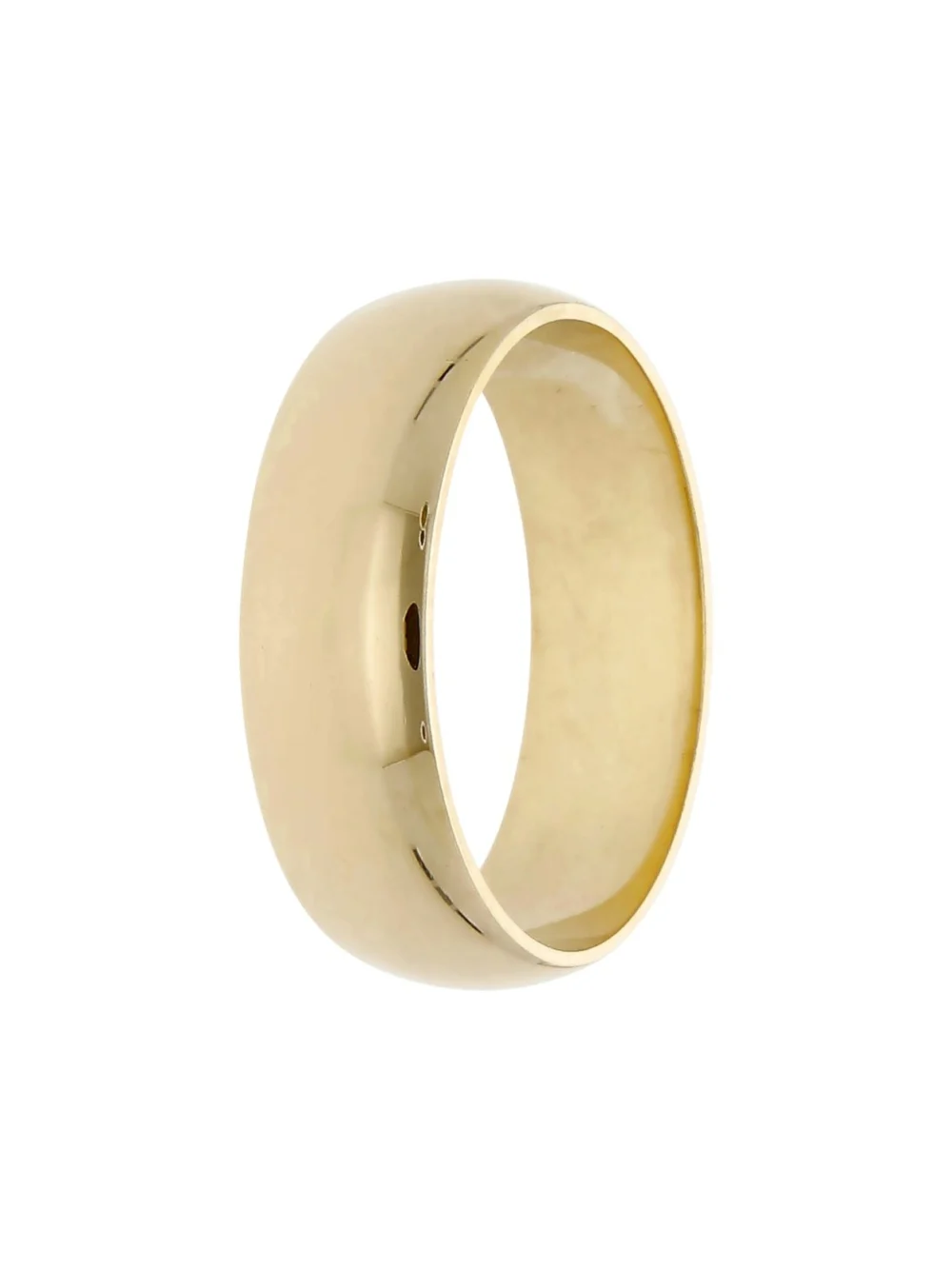 William May Vintage 1966 9ct Yellow Gold 6mm Wedding Ring, view 3