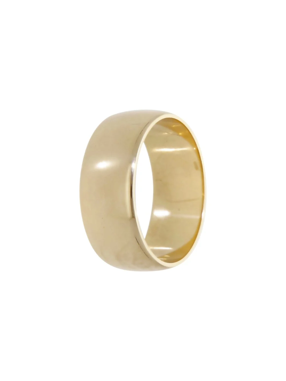 William May Vintage 1967 9ct Yellow Gold 8mm Wedding Ring, view 3