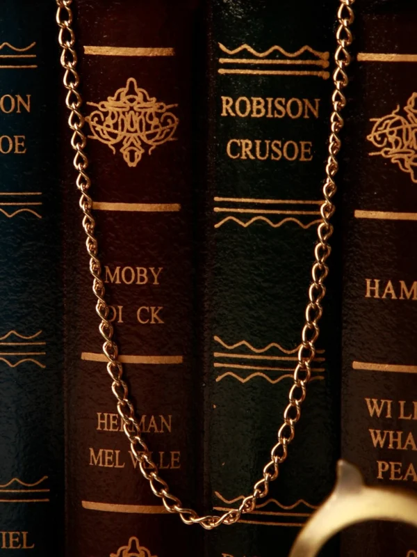 William May Vintage 1976 9ct Yellow Gold 31" Curb Chain Necklace