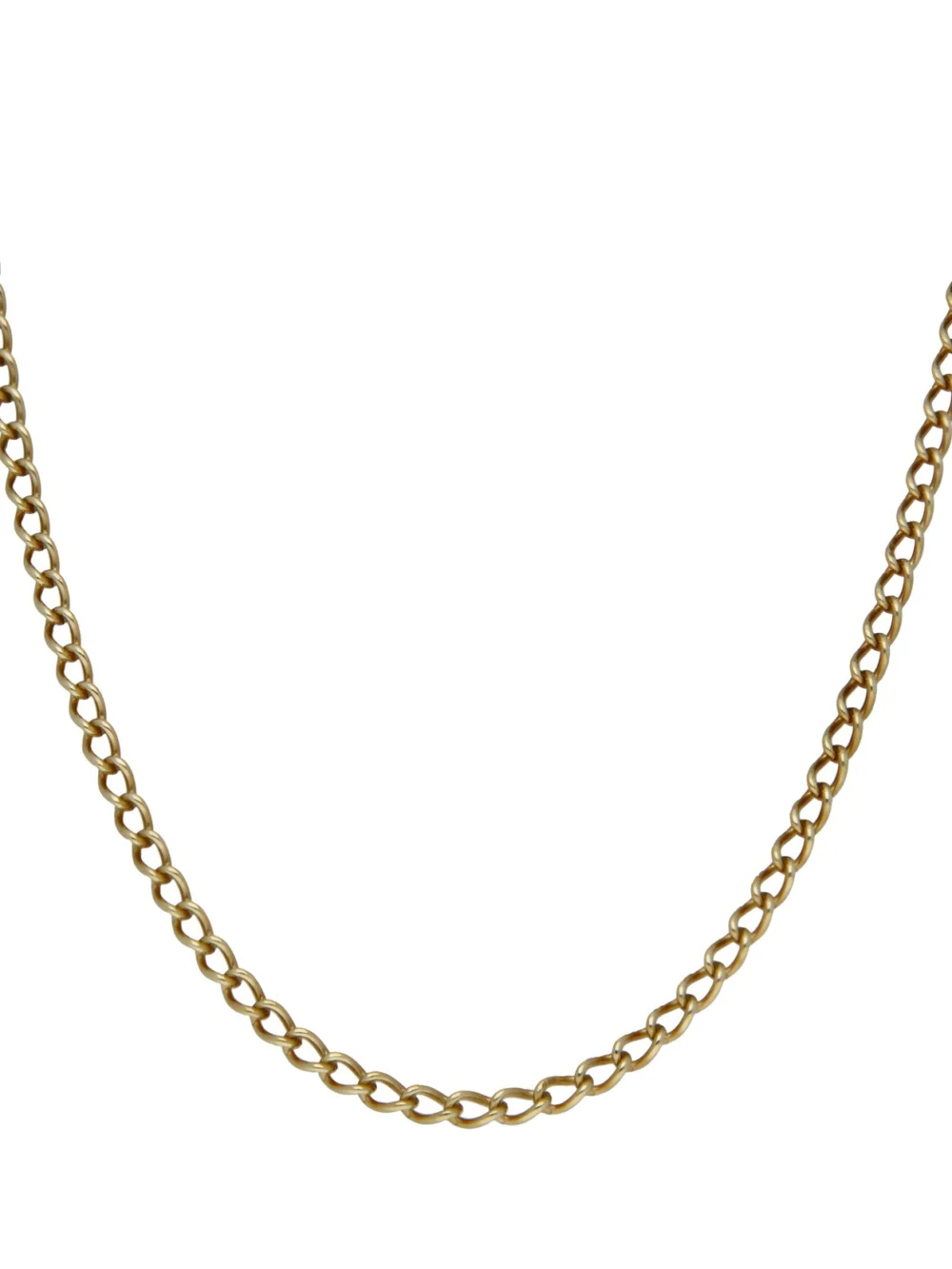 William May Vintage 1976 9ct Yellow Gold 31" Curb Chain Necklace, view 2