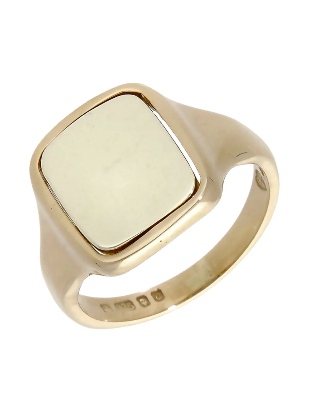 William May Vintage 1977 9ct Gold Masonic Spinner Signet Ring, view 5