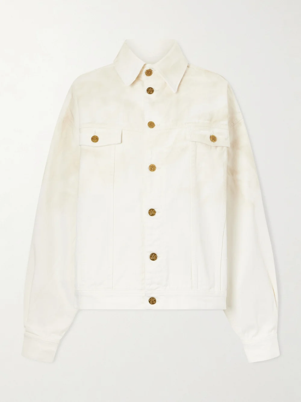 Willy Chavarria Chachi Denim Jacket in white