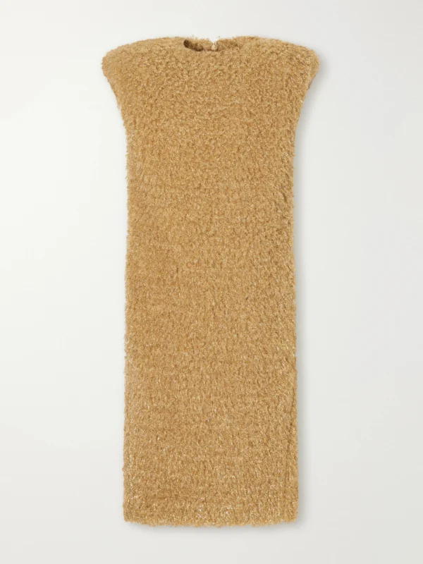 Willy Chavarria High-pile Bouclé Midi Dress
