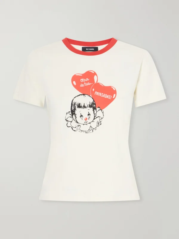 Willy Chavarria Payasadas! Printed Cotton-jersey T-shirt