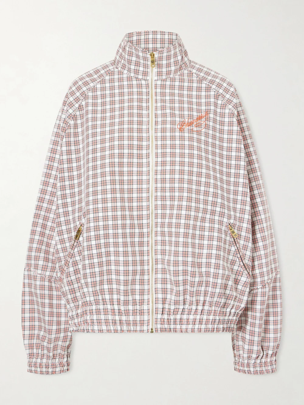 Willy Chavarria Ruff Rider Embroidered Woven Jacket