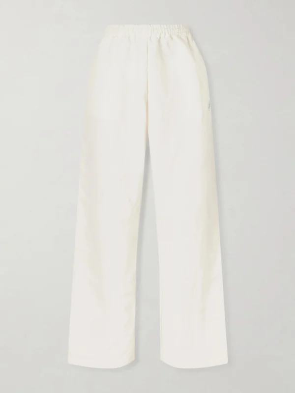 Willy Chavarria Ruff Rider Shell Wide-leg Pants