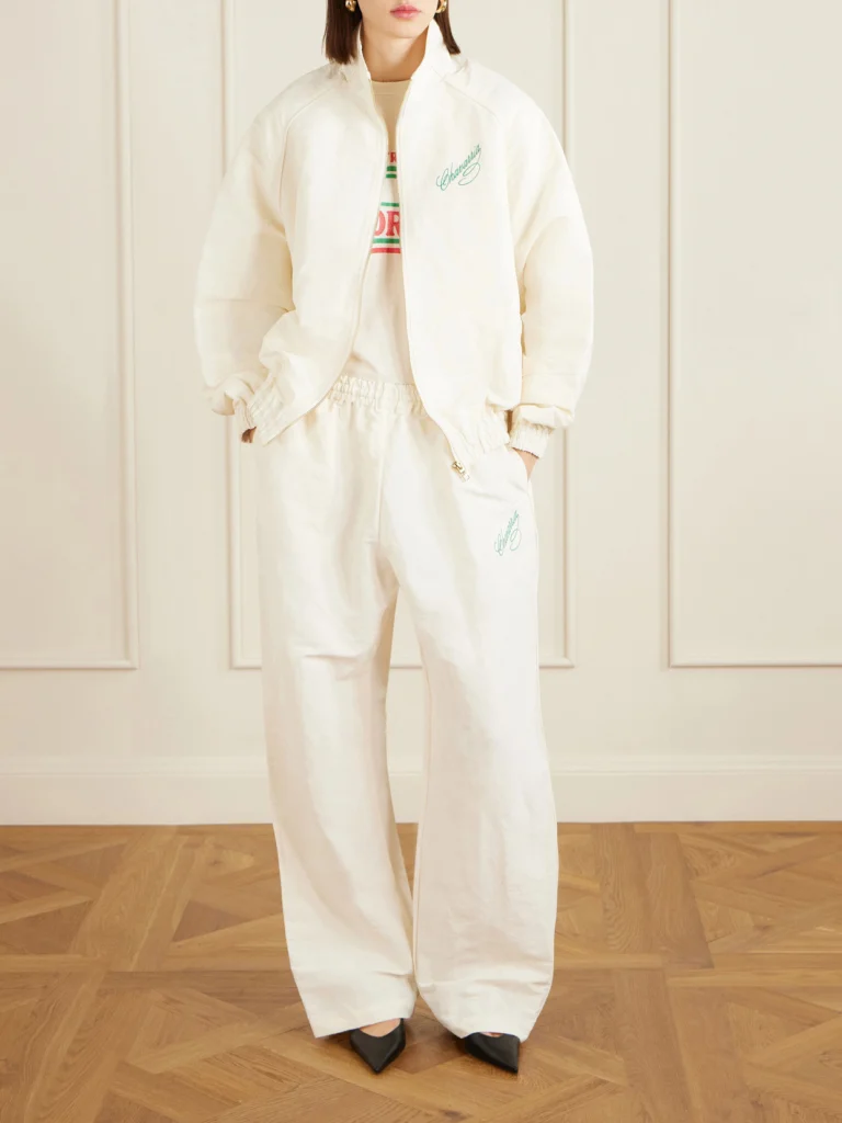 Willy Chavarria Ruff Rider Shell Wide-leg Pants
