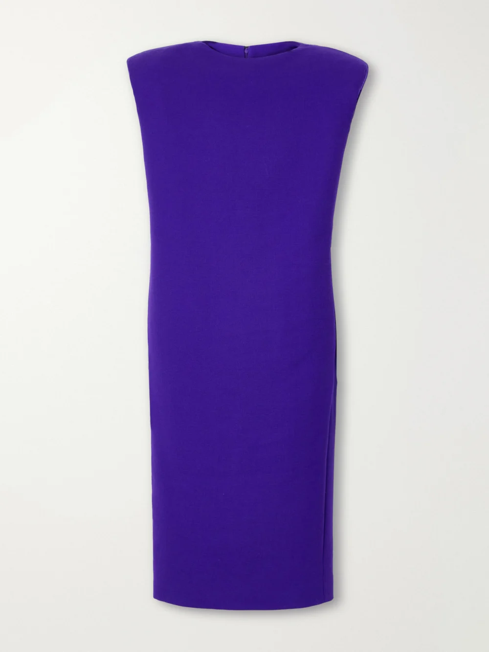 Willy Chavarria Wool Midi Dress in purple