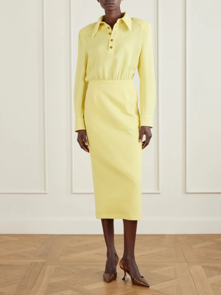Willy Chavarria Wool Midi Dress