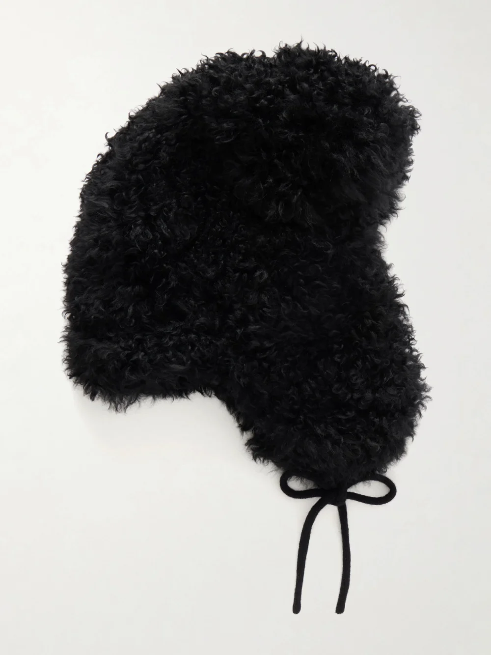 Yves Salomon Chapka Shearling Hat in black