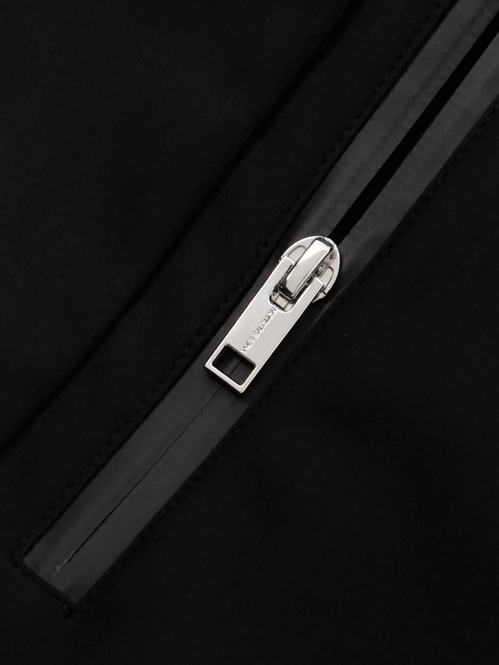 Close-up detail of the Yves Salomon Shell Flared Ski Pants