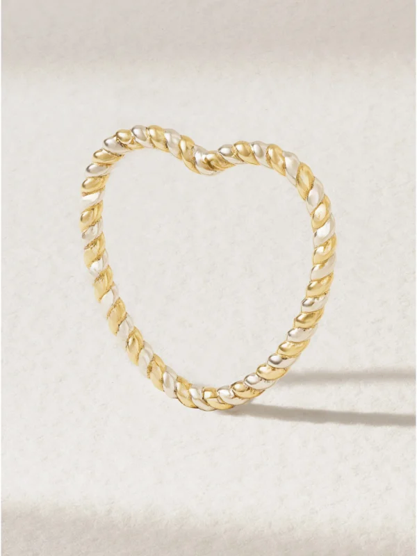 Yvonne Léon 9-karat White and Yellow Gold Ring