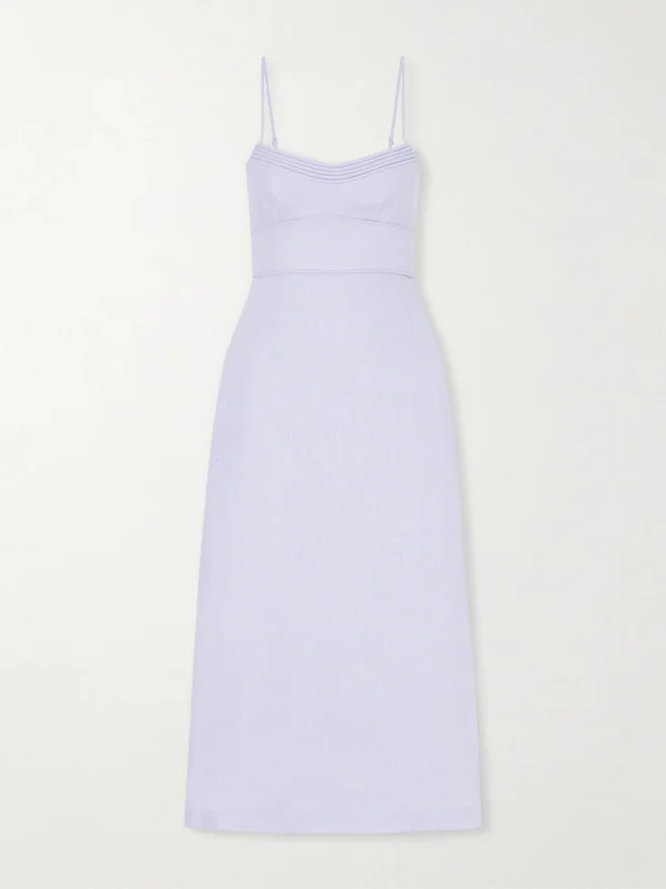 Zimmermann Luna Linen Midi Dress
