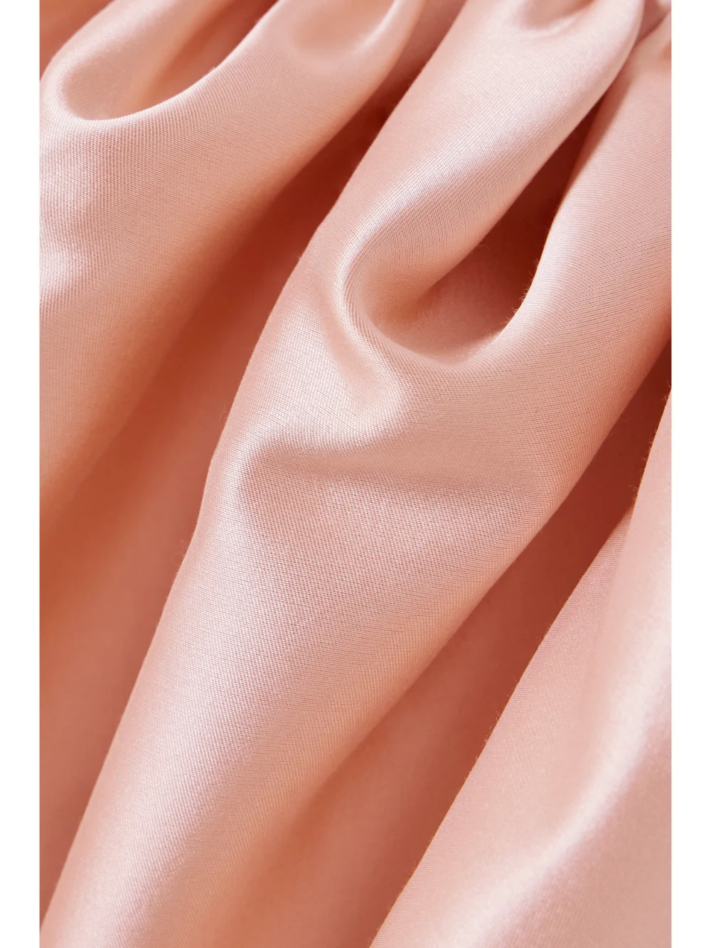 Close-up detail of the Zimmermann Matchmaker Gathered Silk and Wool-blend Mini Dress