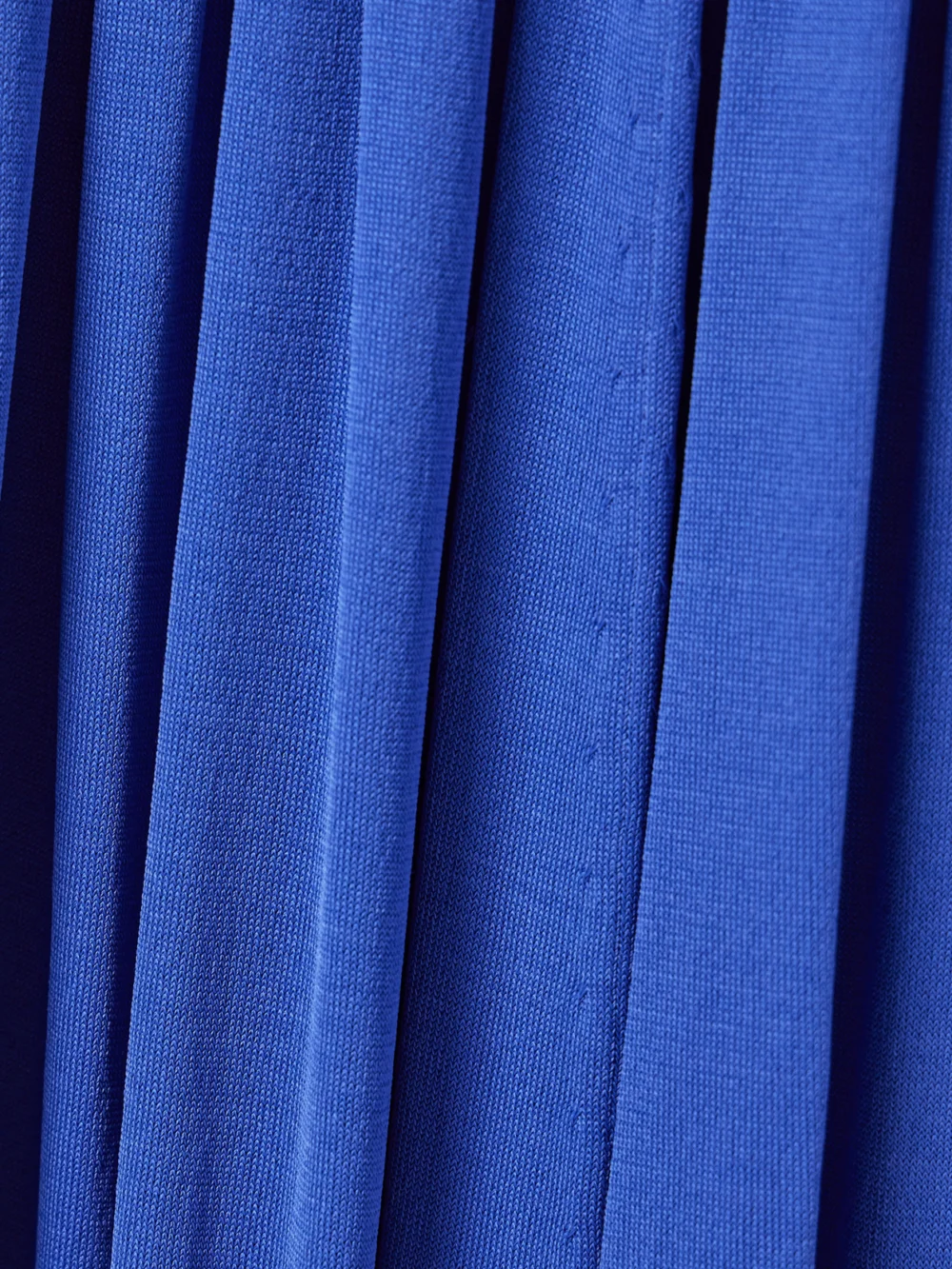Close-up detail of the Zimmermann Maxine Strapless Ribbed Gathered Stretch-knit Maxi Dress