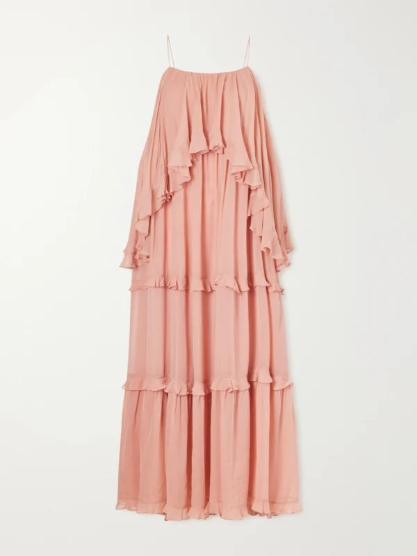 Zimmermann Ruffled Chiffon Maxi Dress