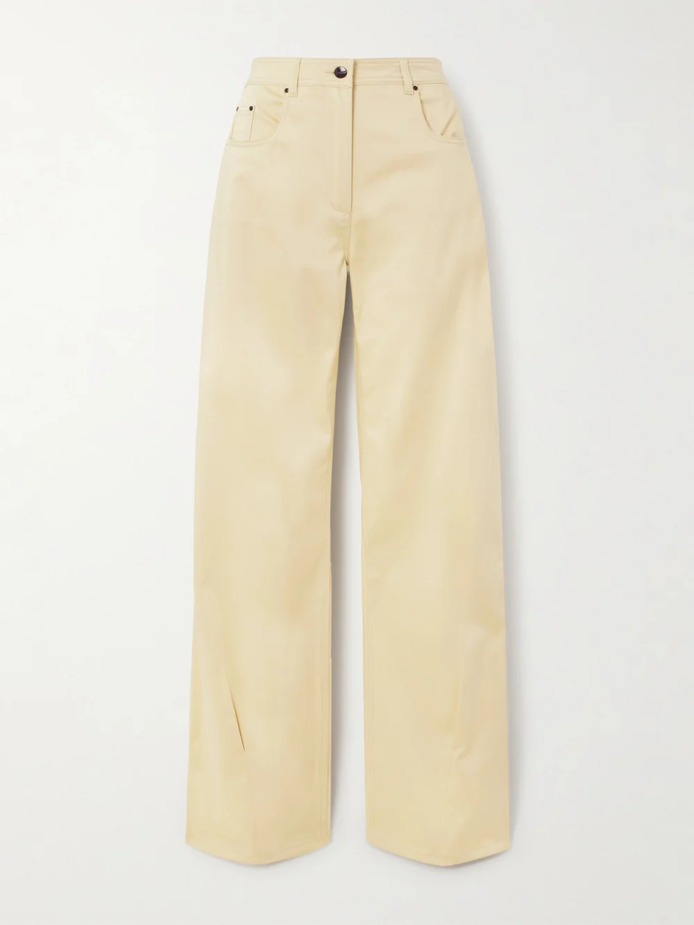 16Arlington Armine Cotton-blend Straight-leg Pants in yellow