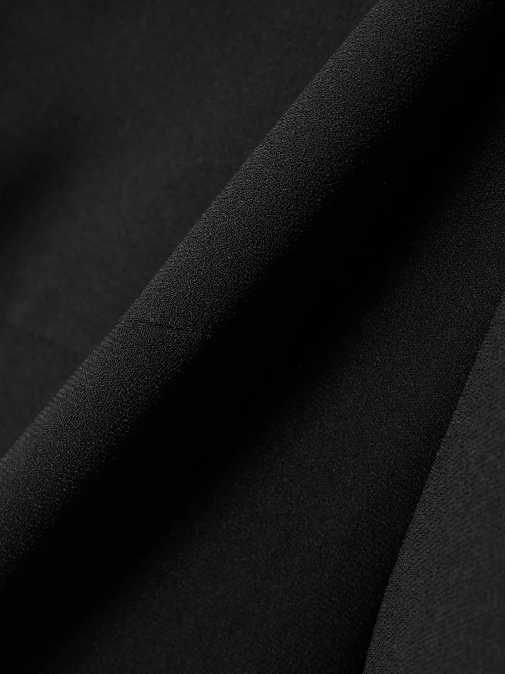 Close-up detail of the 16Arlington Clelia Open-back Crepe Gown