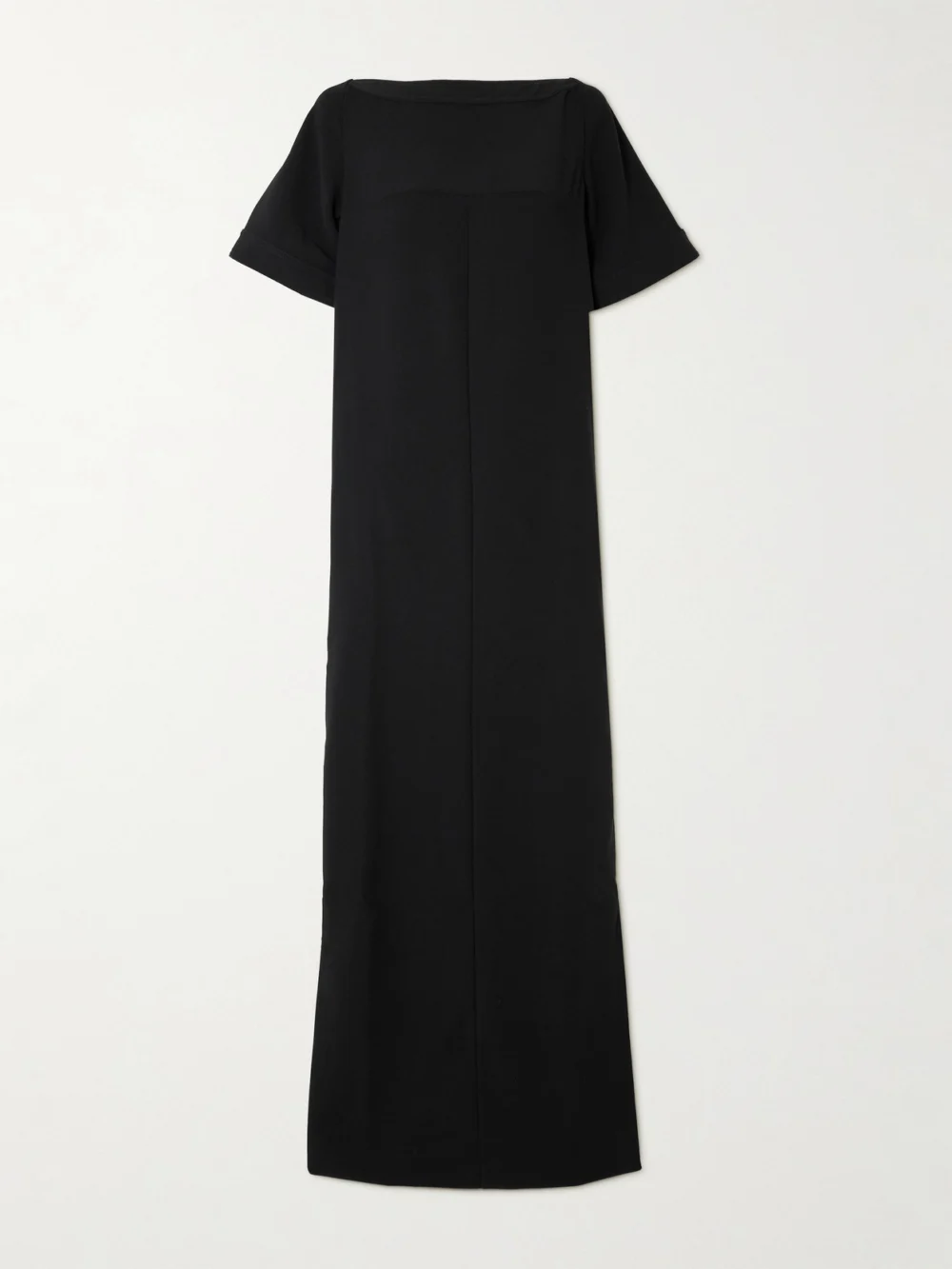 16Arlington Clelia Open-back Crepe Gown in black