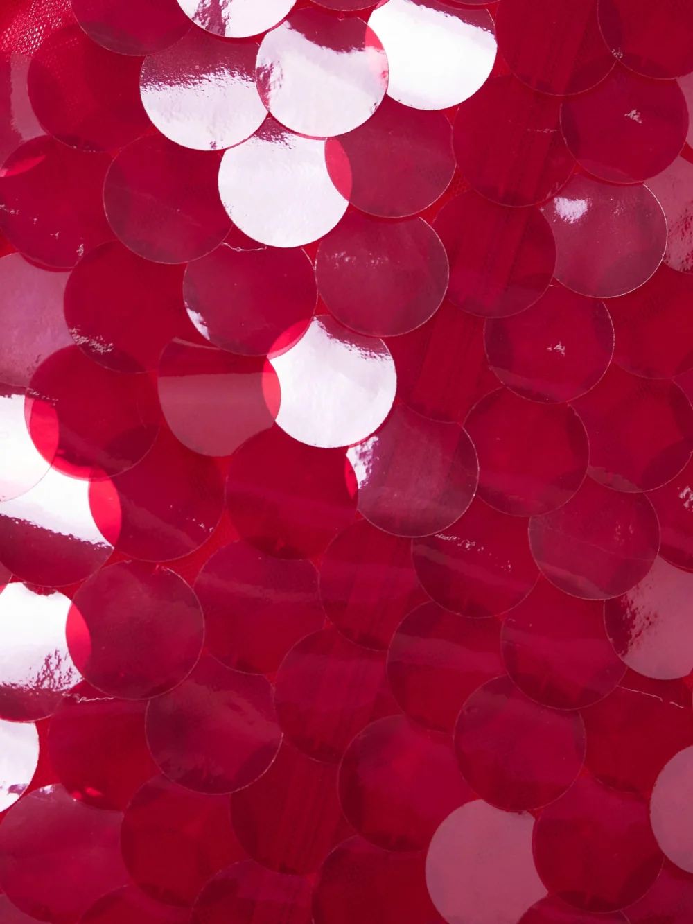 Close-up detail of the 16Arlington Tovia Sequined Stretch-tulle Midi Dress