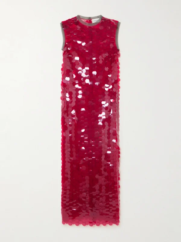 16Arlington Tovia Sequined Stretch-tulle Midi Dress