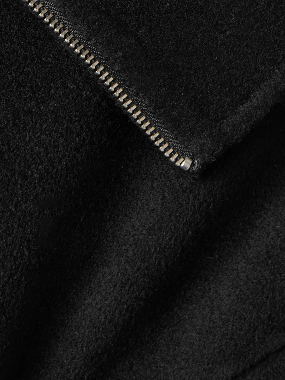 Close-up detail of the Acne Studios Wool and Cashmere-blend Felt Jacket