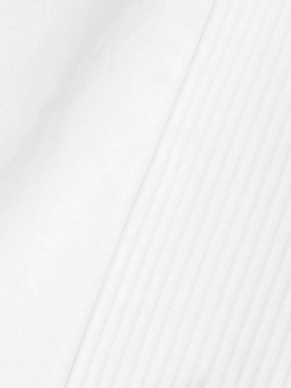 Close-up detail of the Adam Lippes Mick Oversized Pintucked Organic Cotton-poplin Shirt