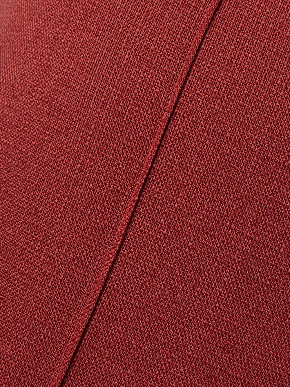 Close-up detail of the Adam Lippes Wyatt Canvas Straight-leg Pants