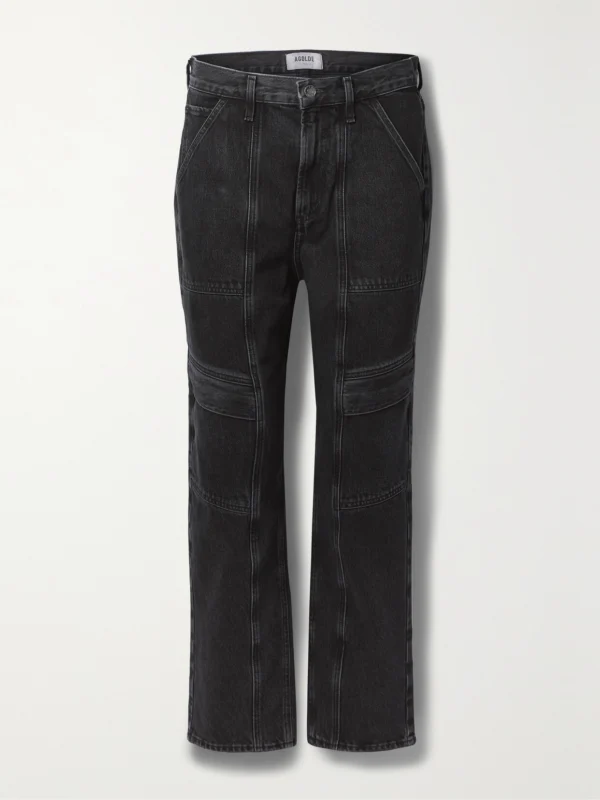 Agolde Cooper Cargo I Organic High-rise Straight-leg Jeans