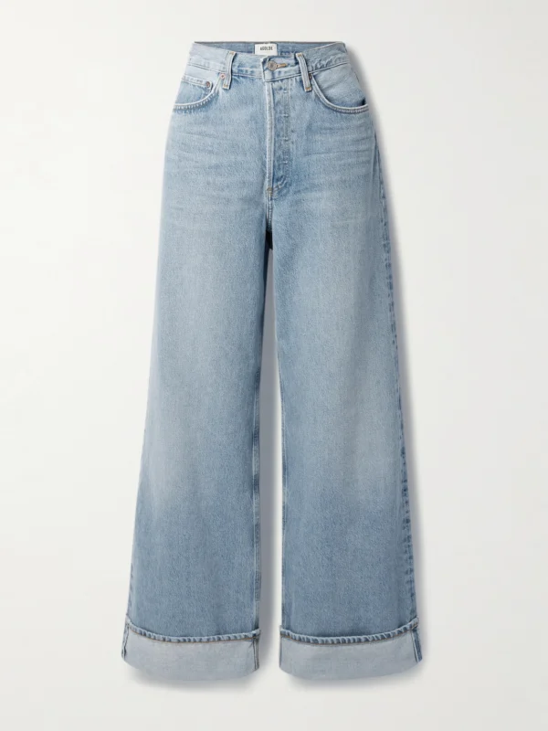 Agolde Dame High-rise Wide-leg Jeans