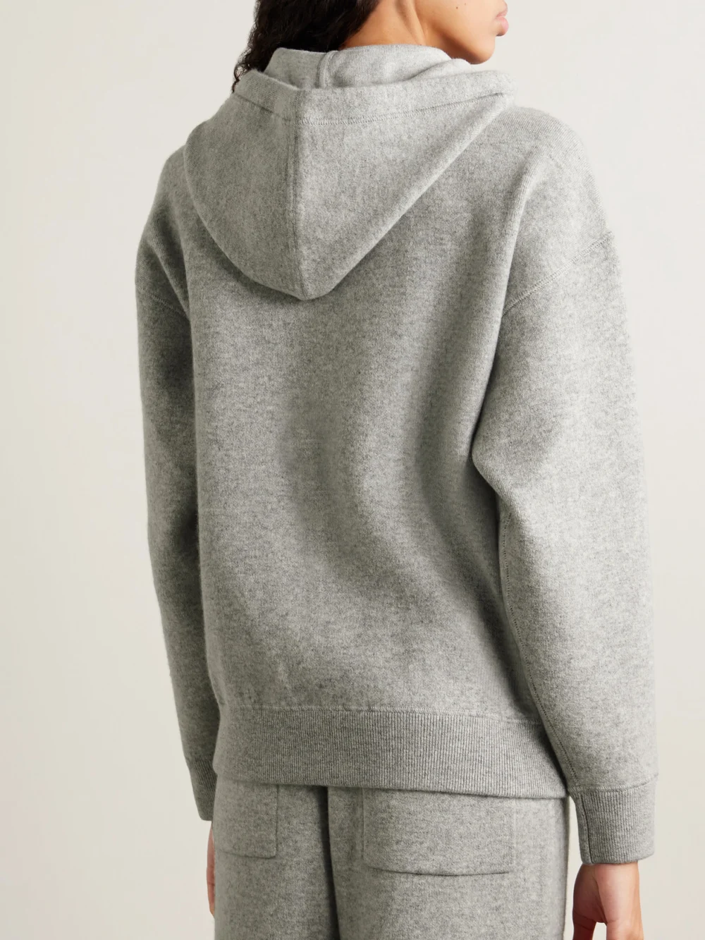 Back view of the Aimé Leon Dore Cashmere-blend Zip-up Hoodie