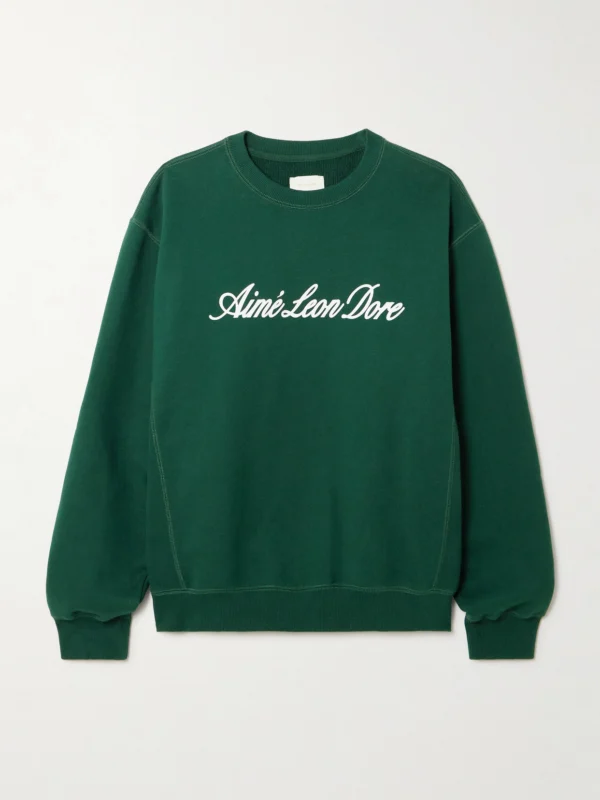 Aimé Leon Dore Logo-print Cotton-jersey Sweatshirt