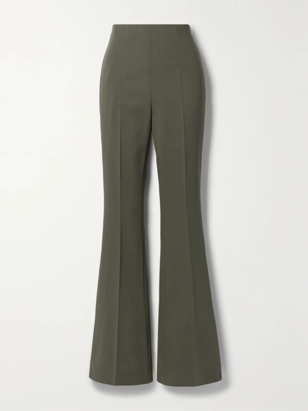 Akris Faralda Wool-blend Flared Pants