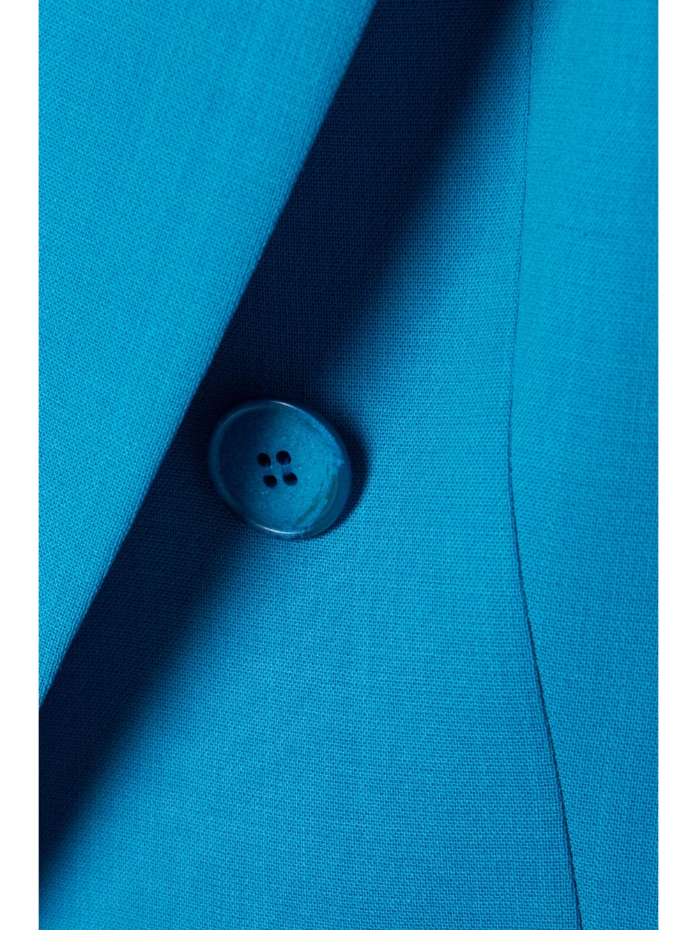 Close-up detail of the Akris Lucia Wool-blend Crepe Blazer