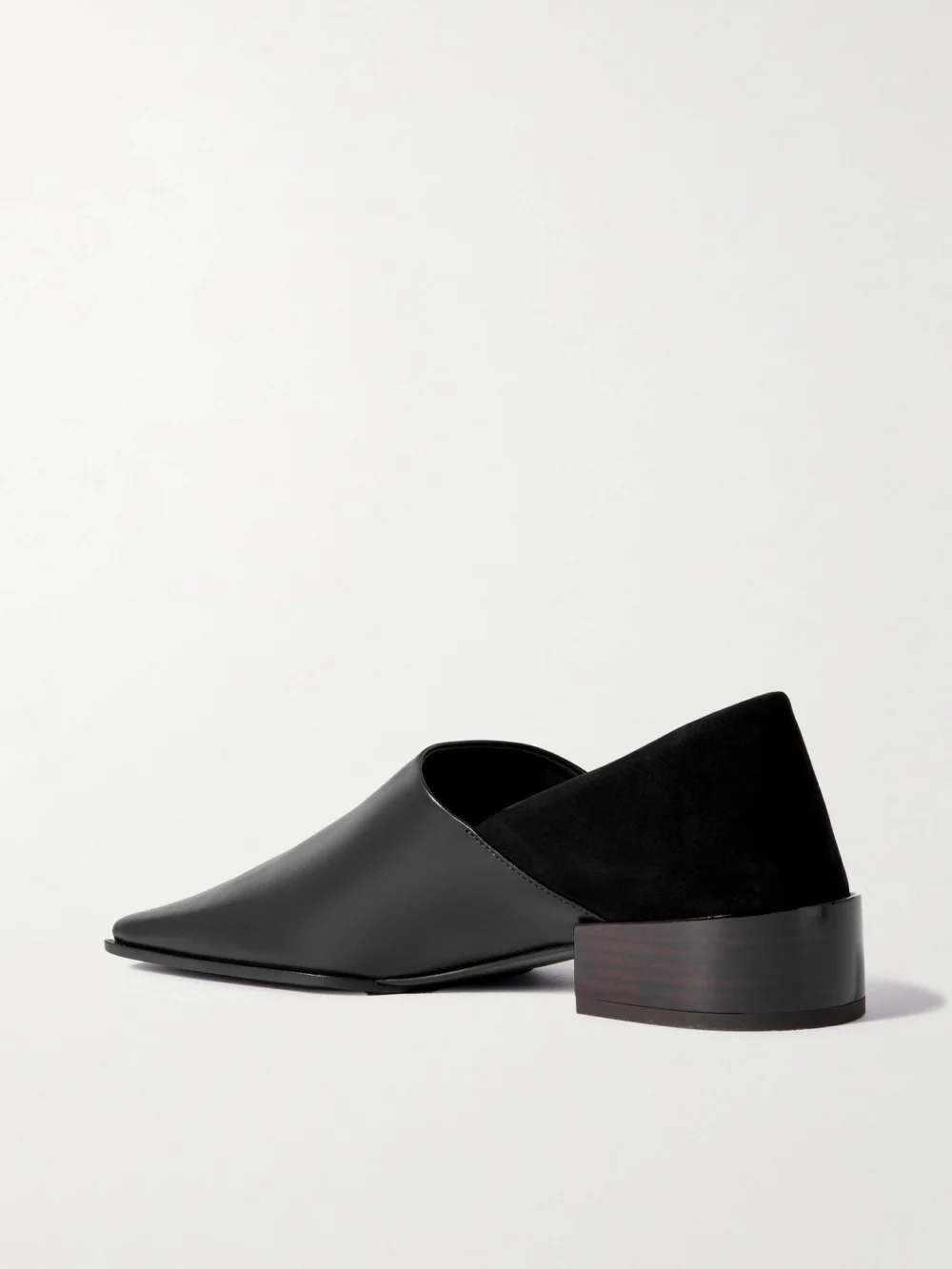 Back view of the Alaïa Leather and Nubuck Loafers