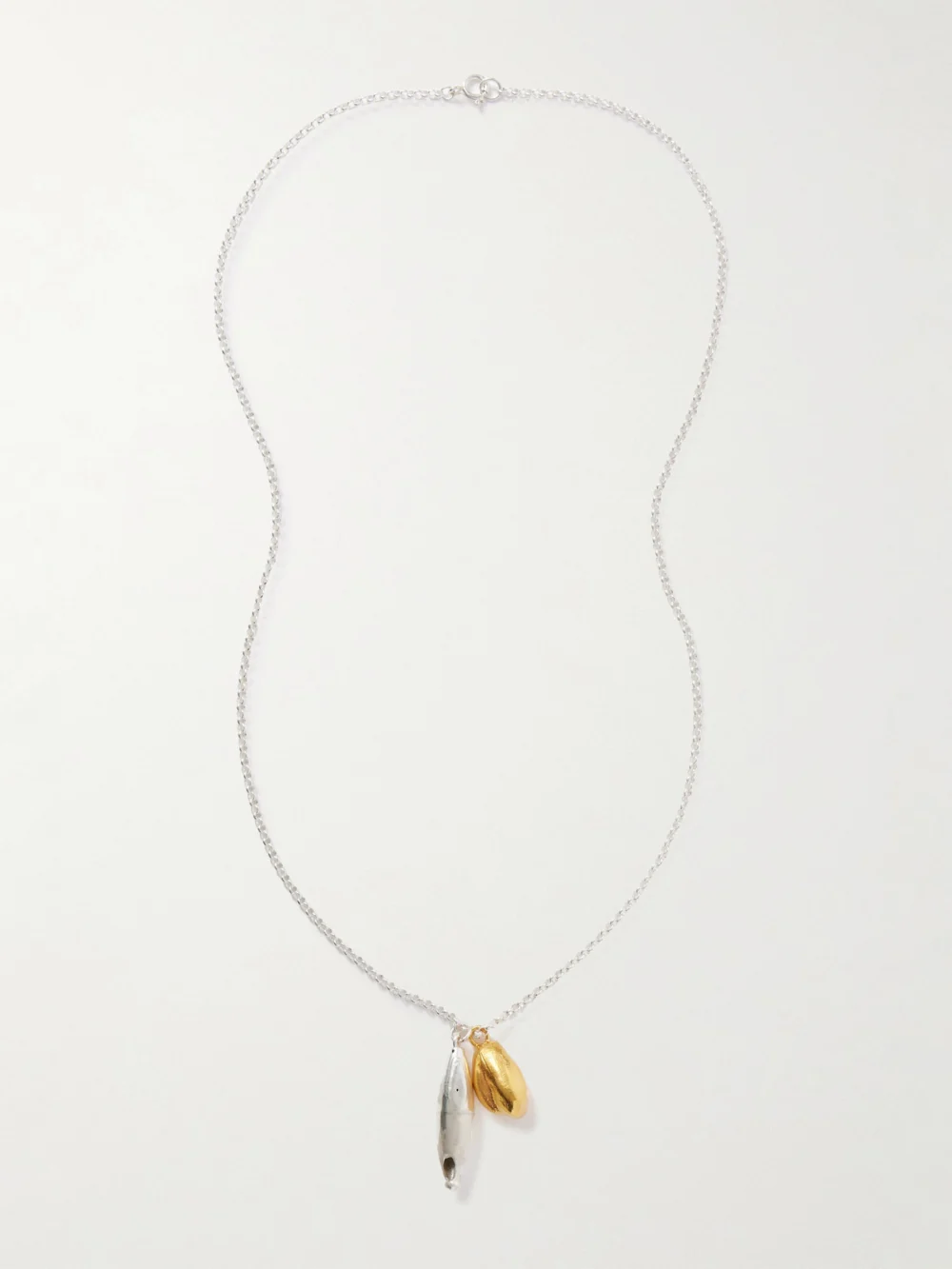 Alighieri The Dance of the Notes Gold-plated and Recycled Silver Necklace