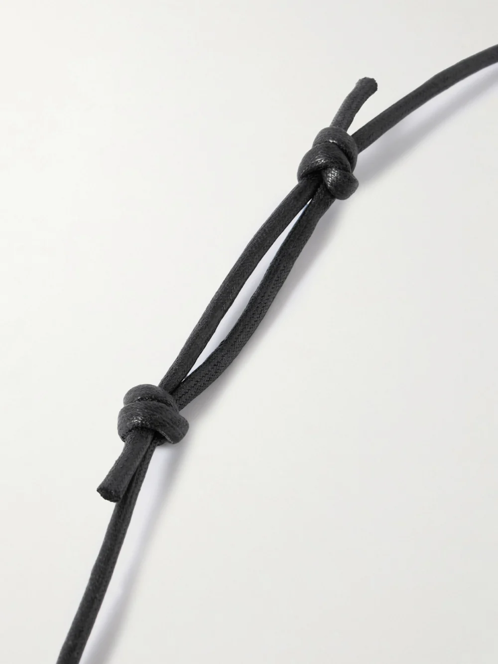 Back view of the Alighieri The Vanitas Cord and Recycled Gold-plated Necklace