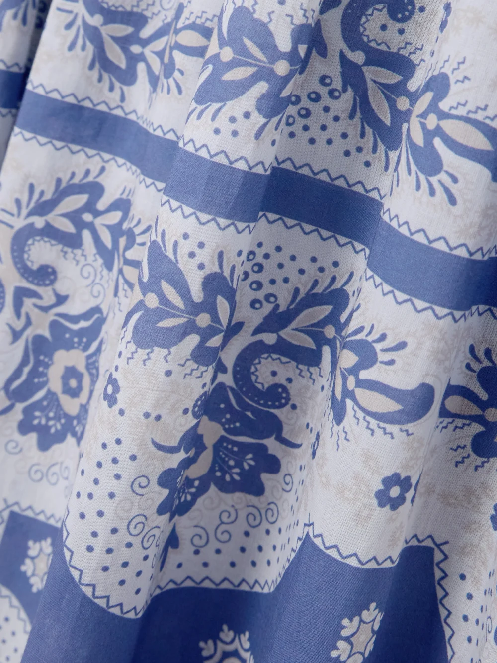 Close-up detail of the Alix Of Bohemia Winifred Printed Cotton-voile Midi Dress